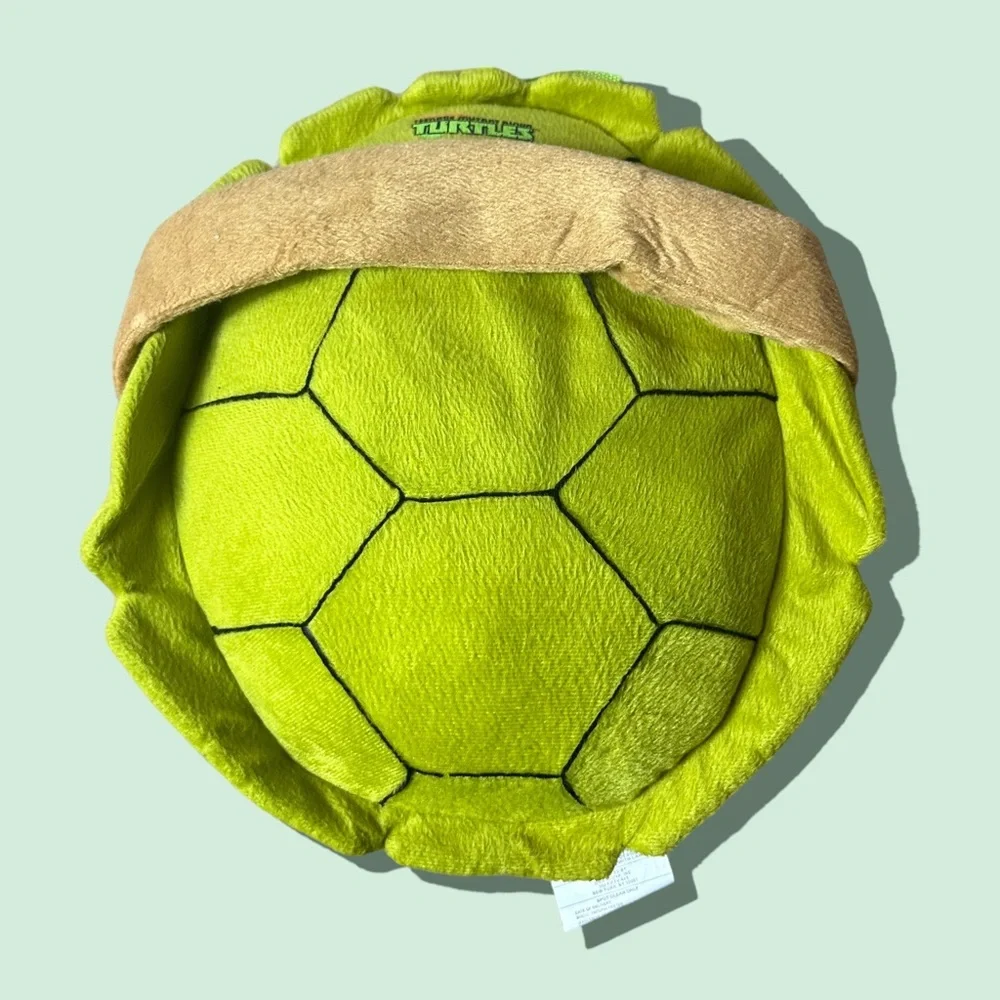 Vintage Teenage Mutant Ninja Turtles Soft Plush Pillow Book Bag Sleepover Toy